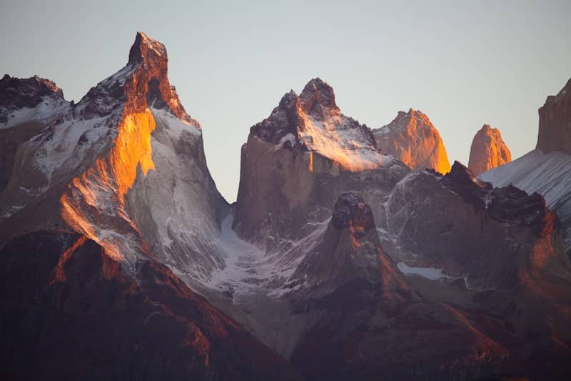 glacier mountains during day