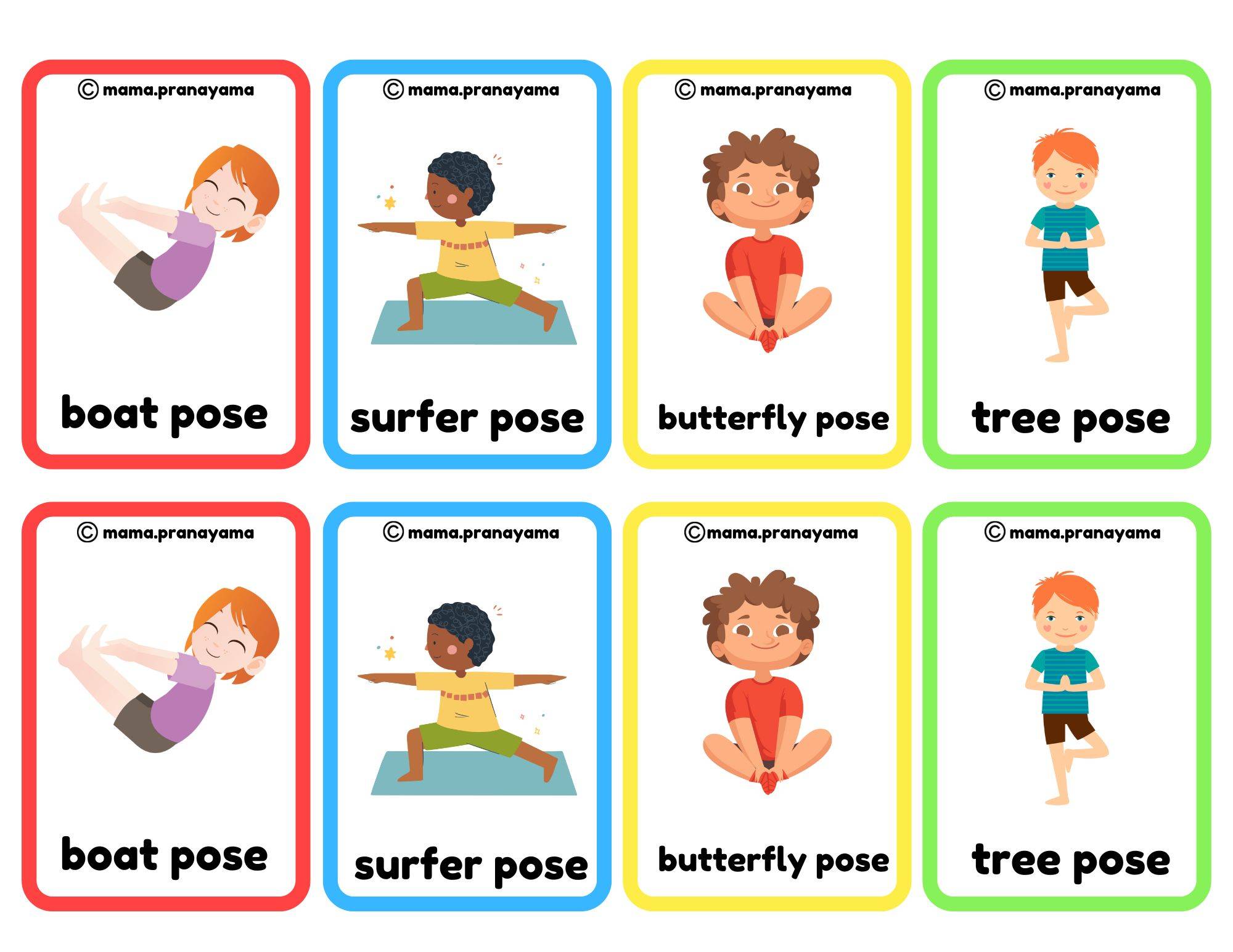 Yoga Cards for Kids