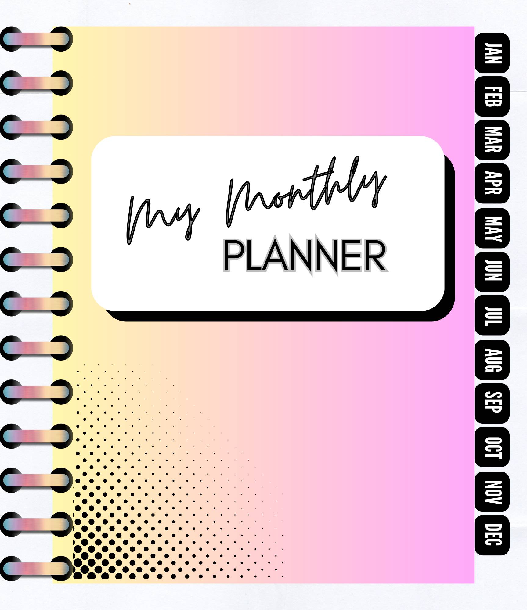 Digital Planner, Undated Planner, GoodNotes Planner,  Daily Planner, Monthly Planner, All-in-one Planner