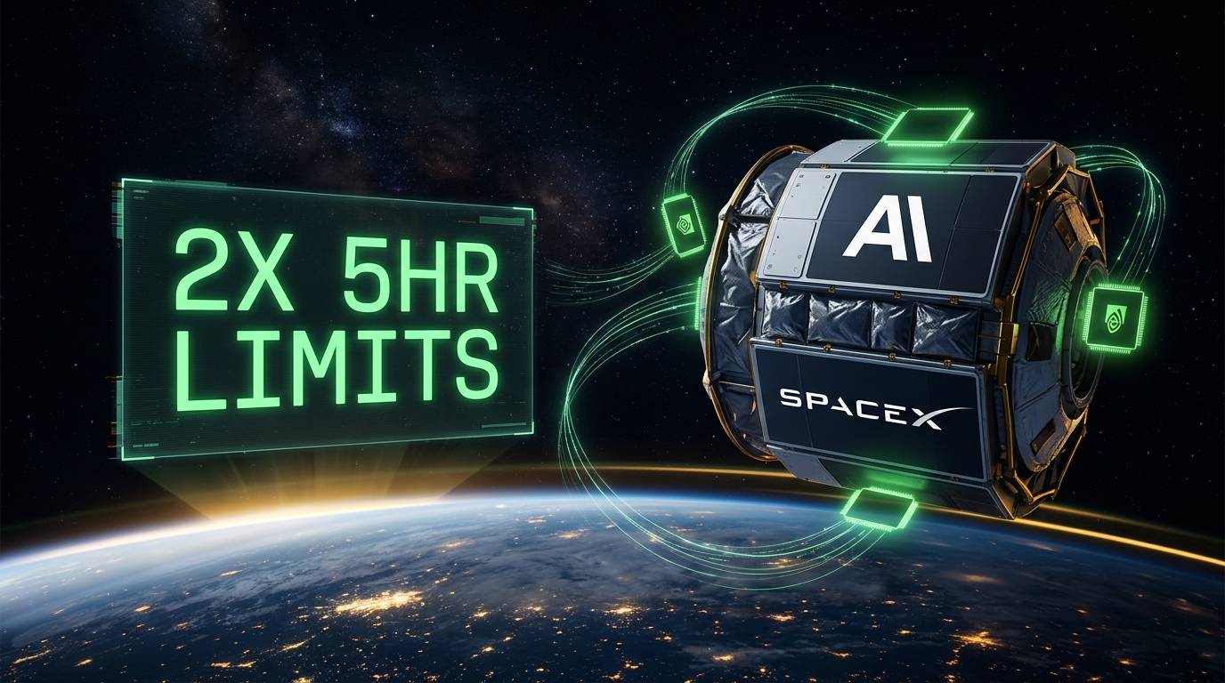 Claude Code rate limits doubled + SpaceX 220K GPU deal