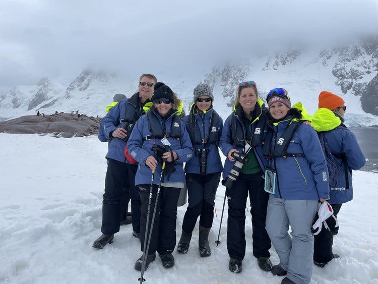 Wanderful community on an Antarctica trip together