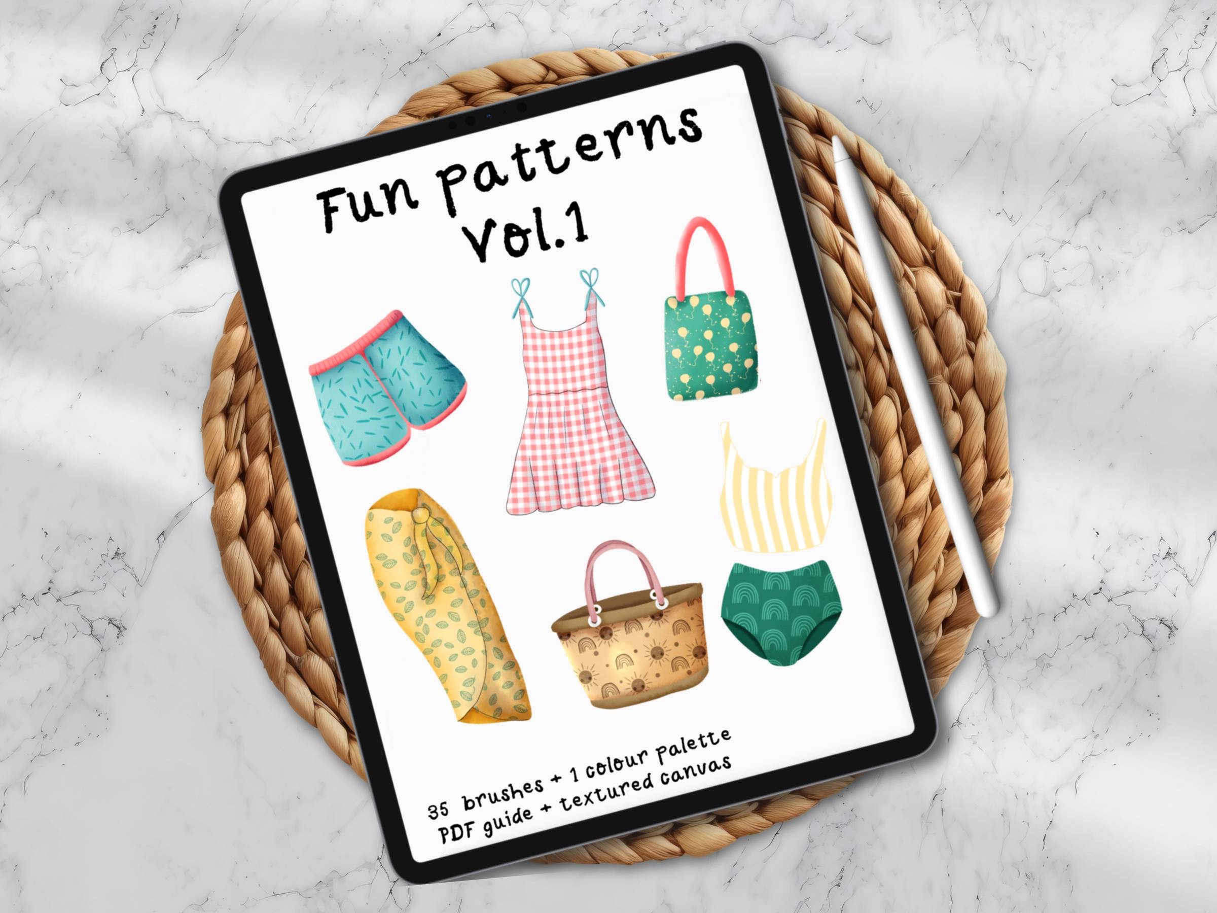 Fun Patterns Vol.1 - Procreate Brushes