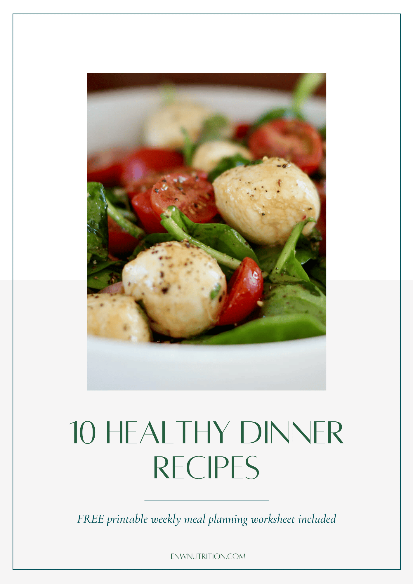 Free Healthy Dinner Recipes eBook