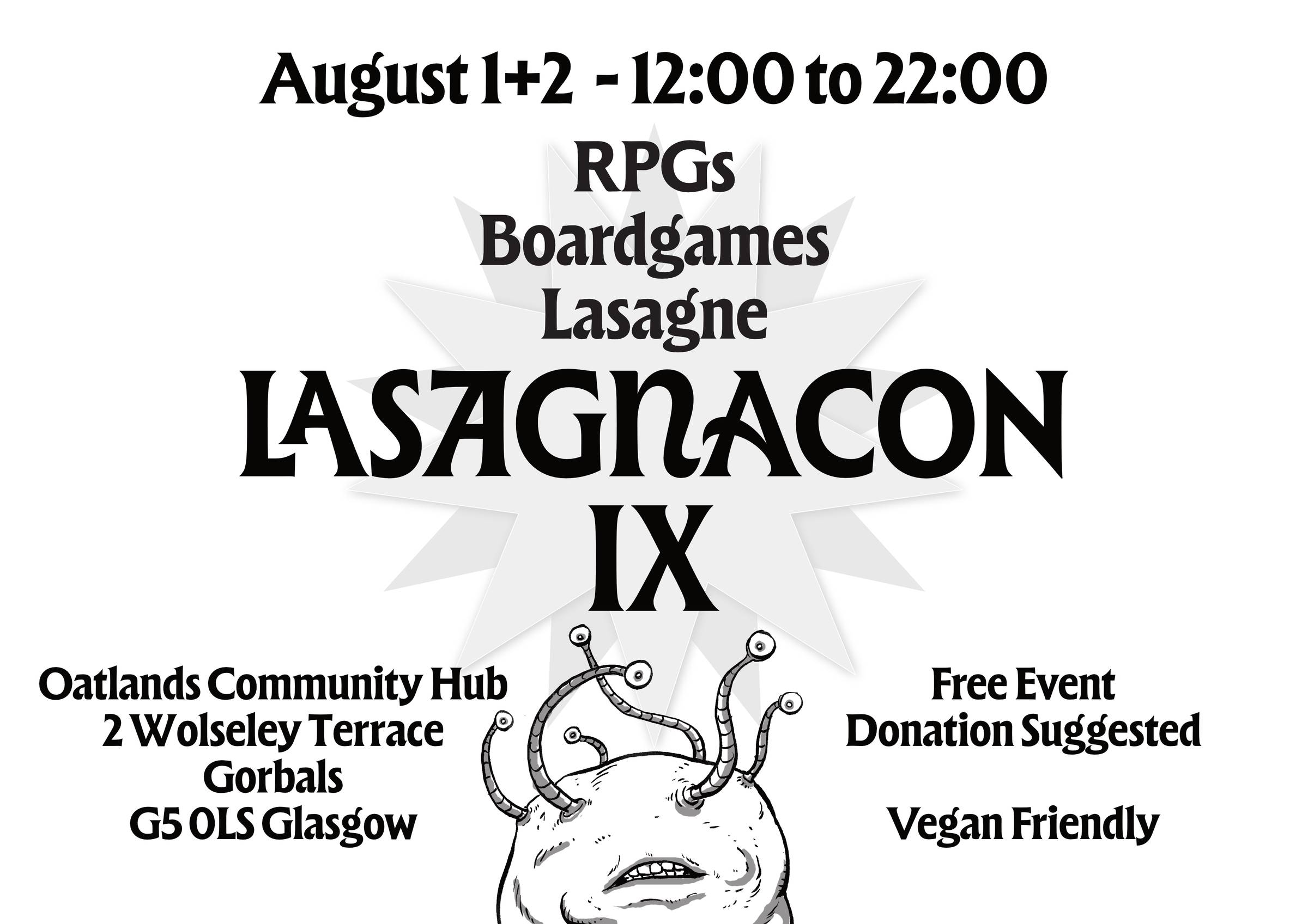 Lasagnacon IX soon!