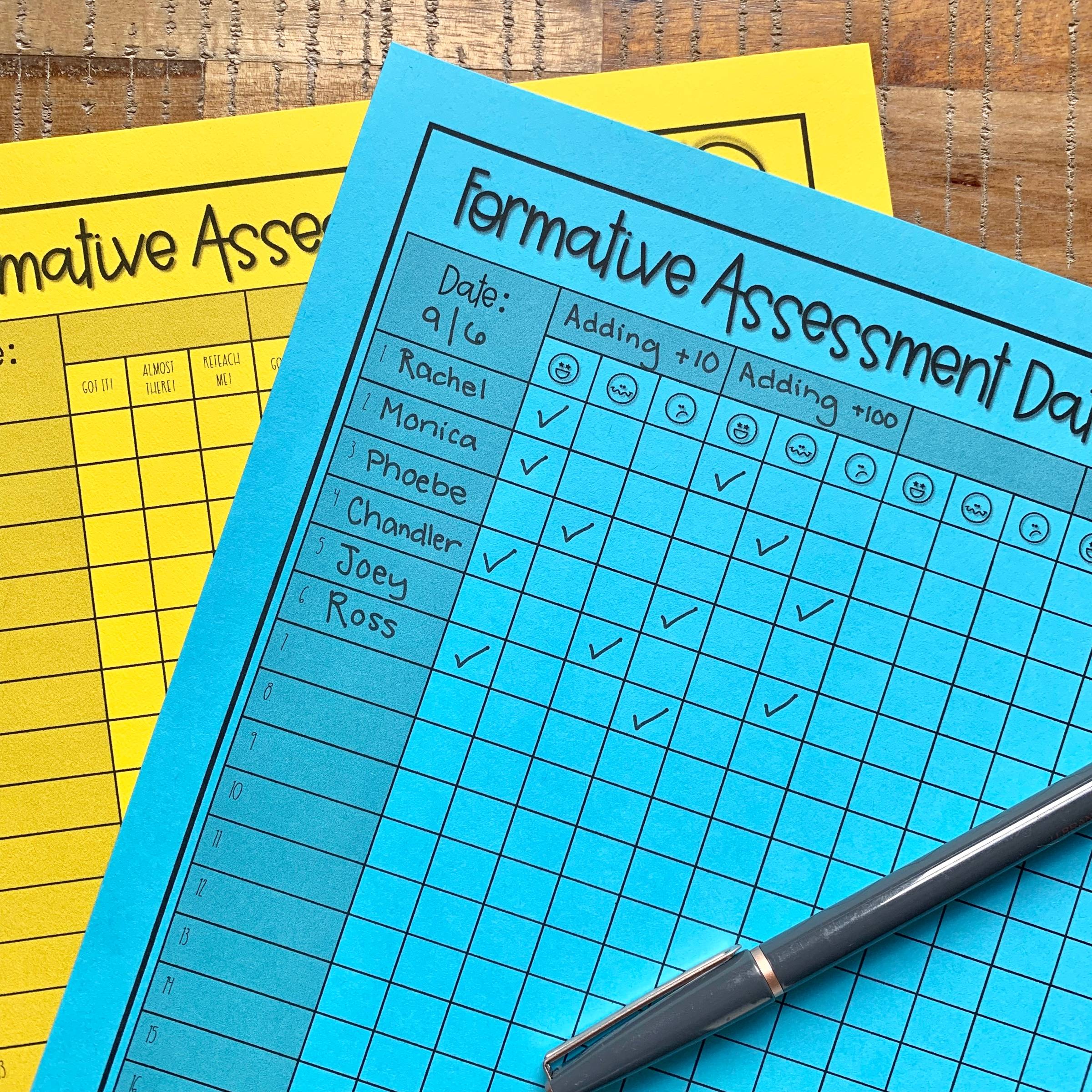 Let's start the party with FREE FORMATIVE ASSESSMENT CHECKLISTS!