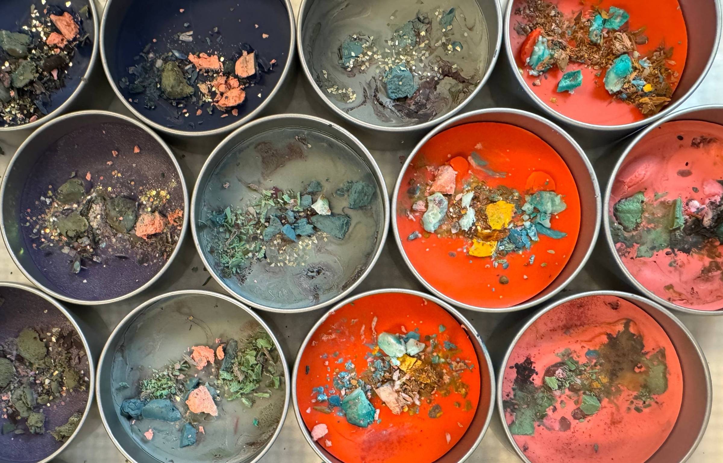 #tracibautistaCOLOR WAX Confetti Cake paint tins 