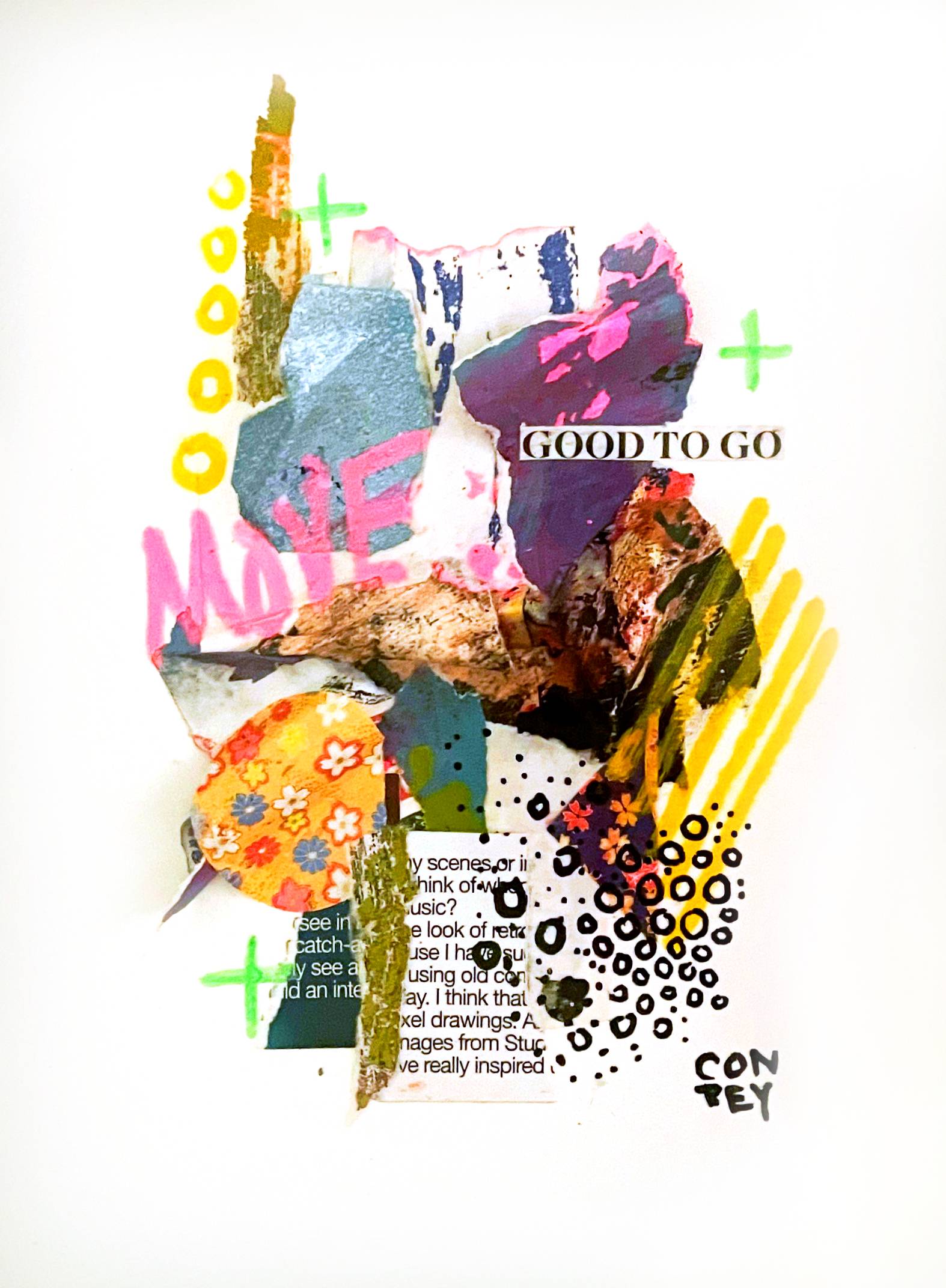 abstract collage by dave conrey
