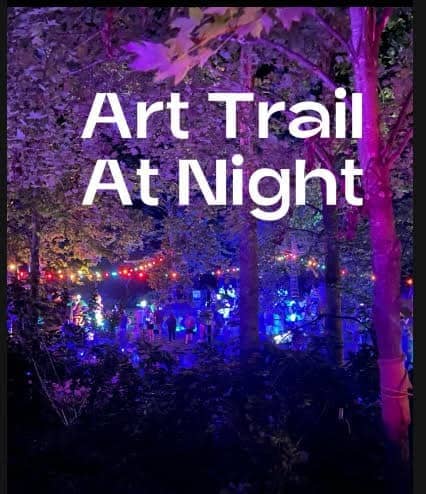 It's tonight at Crystal Bridges.. ??? Last year, Art Trail at Night turned Crystal Bridges into a glowing dreamscape — live music, hands-on art, and magical moments under the stars. ?? It’s back this Friday, August 1 — and you don’t want to miss it. Grab 