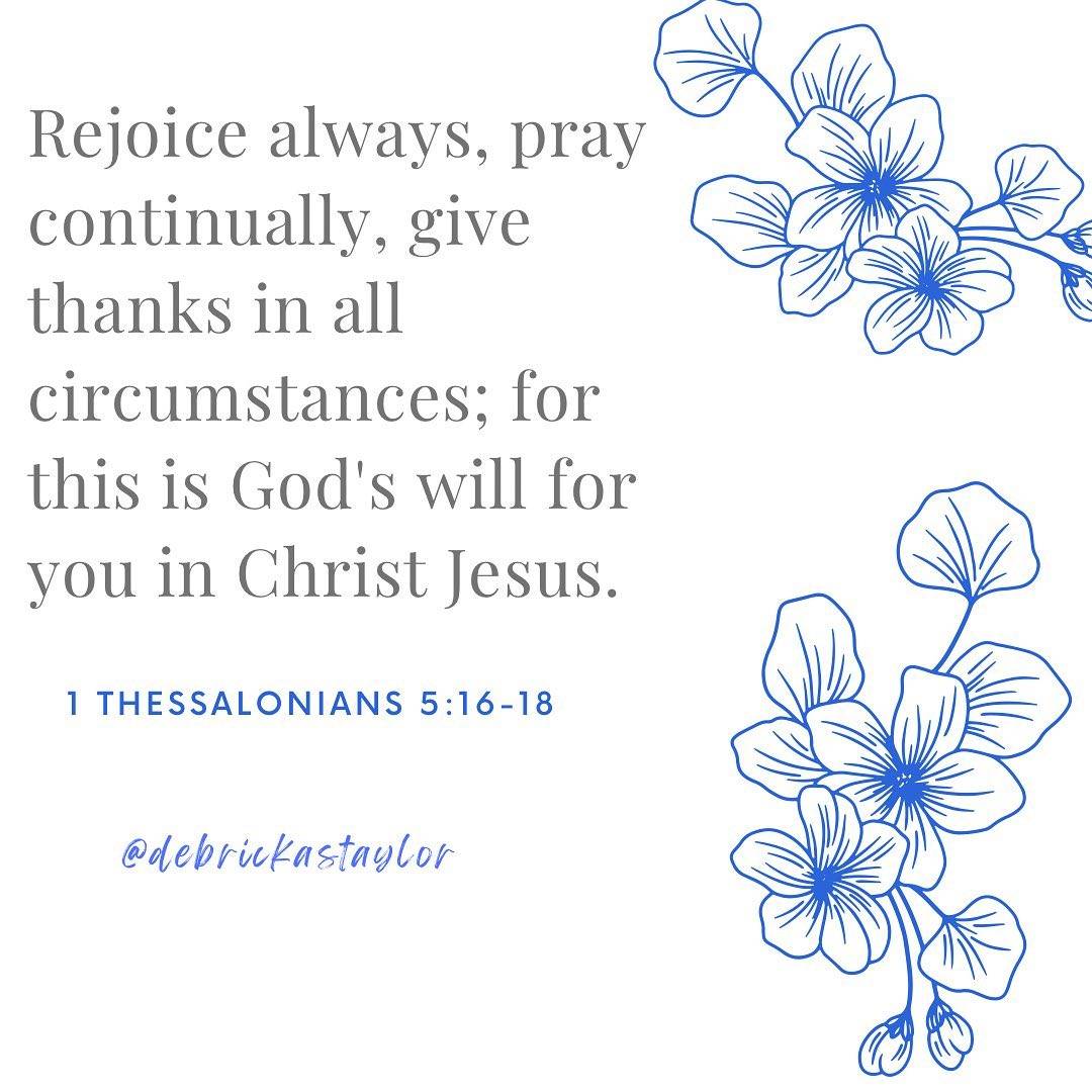 Give thanks in ALL circumstances. 

Believe and have faith that your situation will turn around and give thanks in advance. 🙏🏾

Enjoy your day of new mercies…🤍

#faith #mercy #grateful #thankful 
#mercy #faith #believe