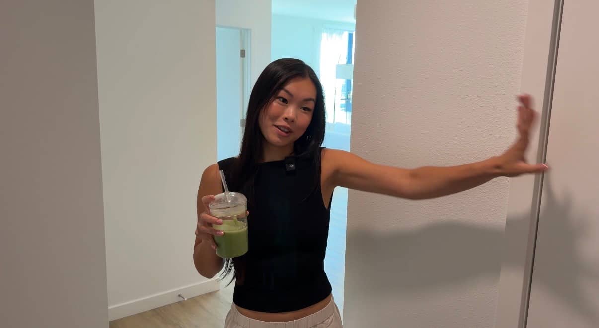 Banana matcha made by Jasmine