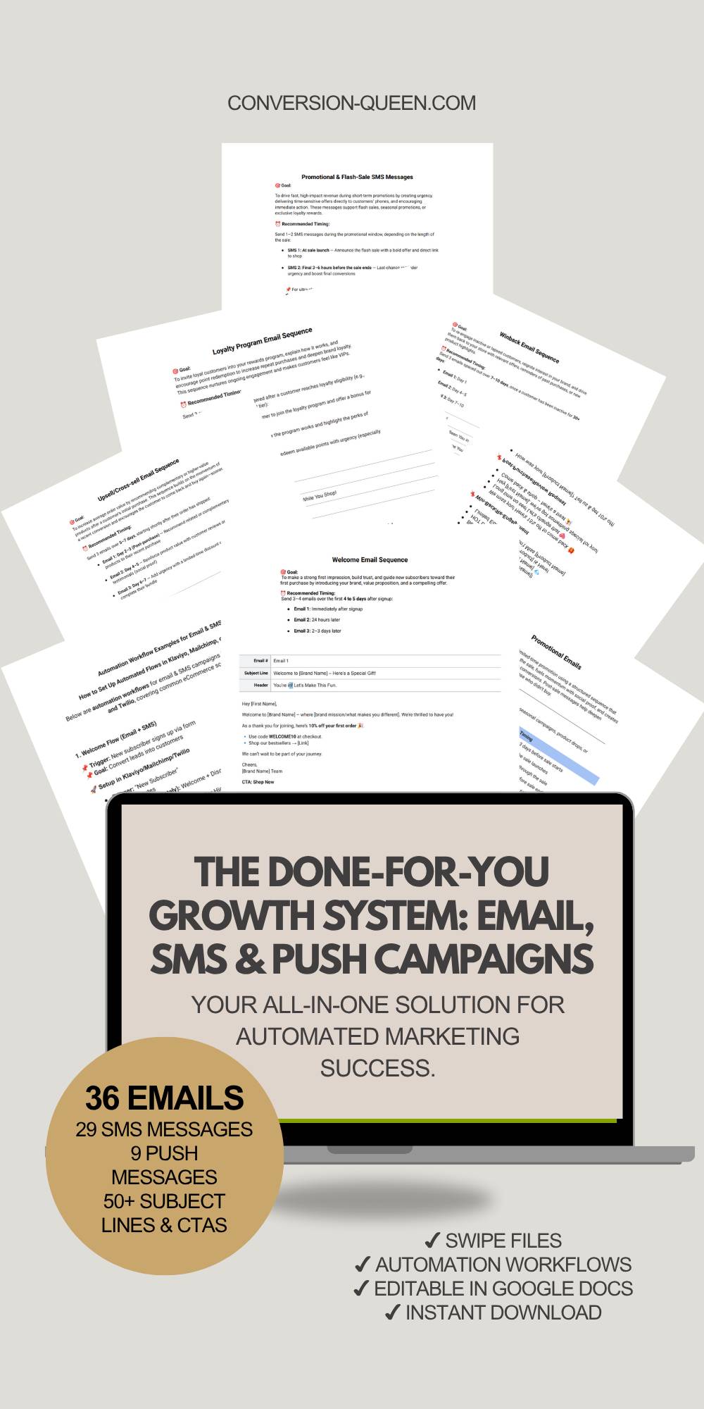 Ultimate Automation Toolkit – Email, SMS, & Push Sequences for Small Business Owners