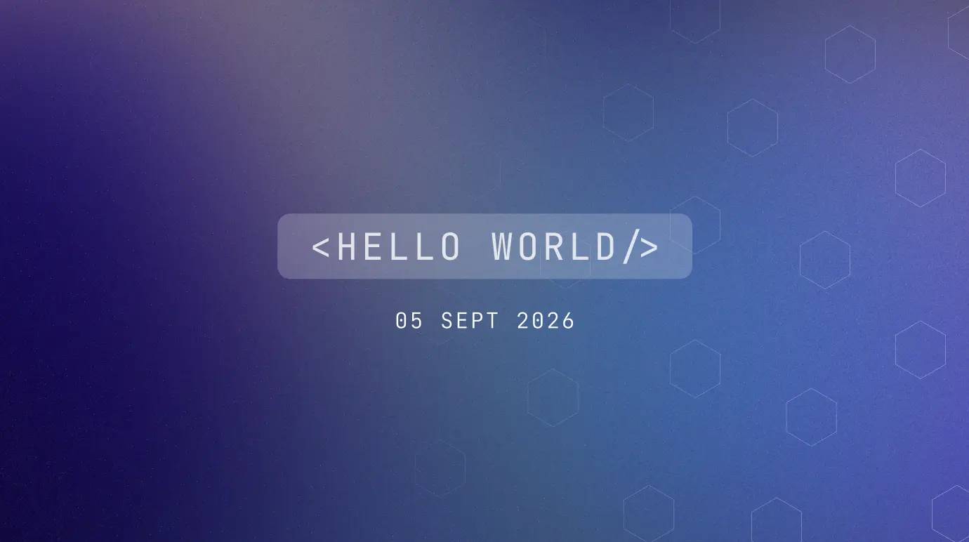 Hello World 05 Sept 2026
