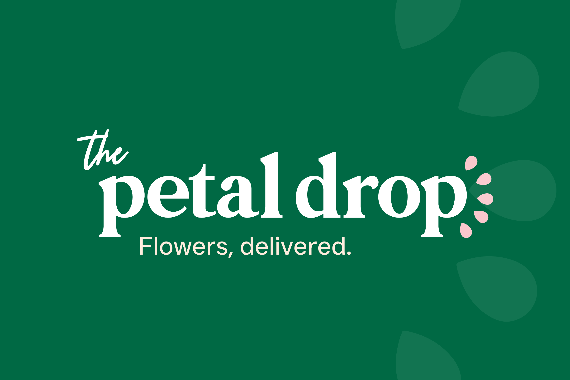 Ondemand Flower Delivery Service The Petal Drop