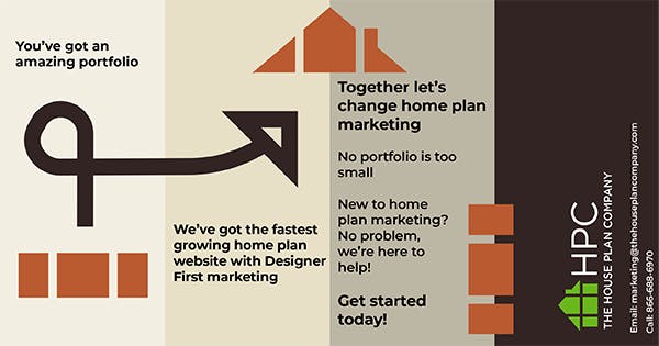 Ralize the dream of marketing your plan portfolio, visit The House Plan Company dot com.