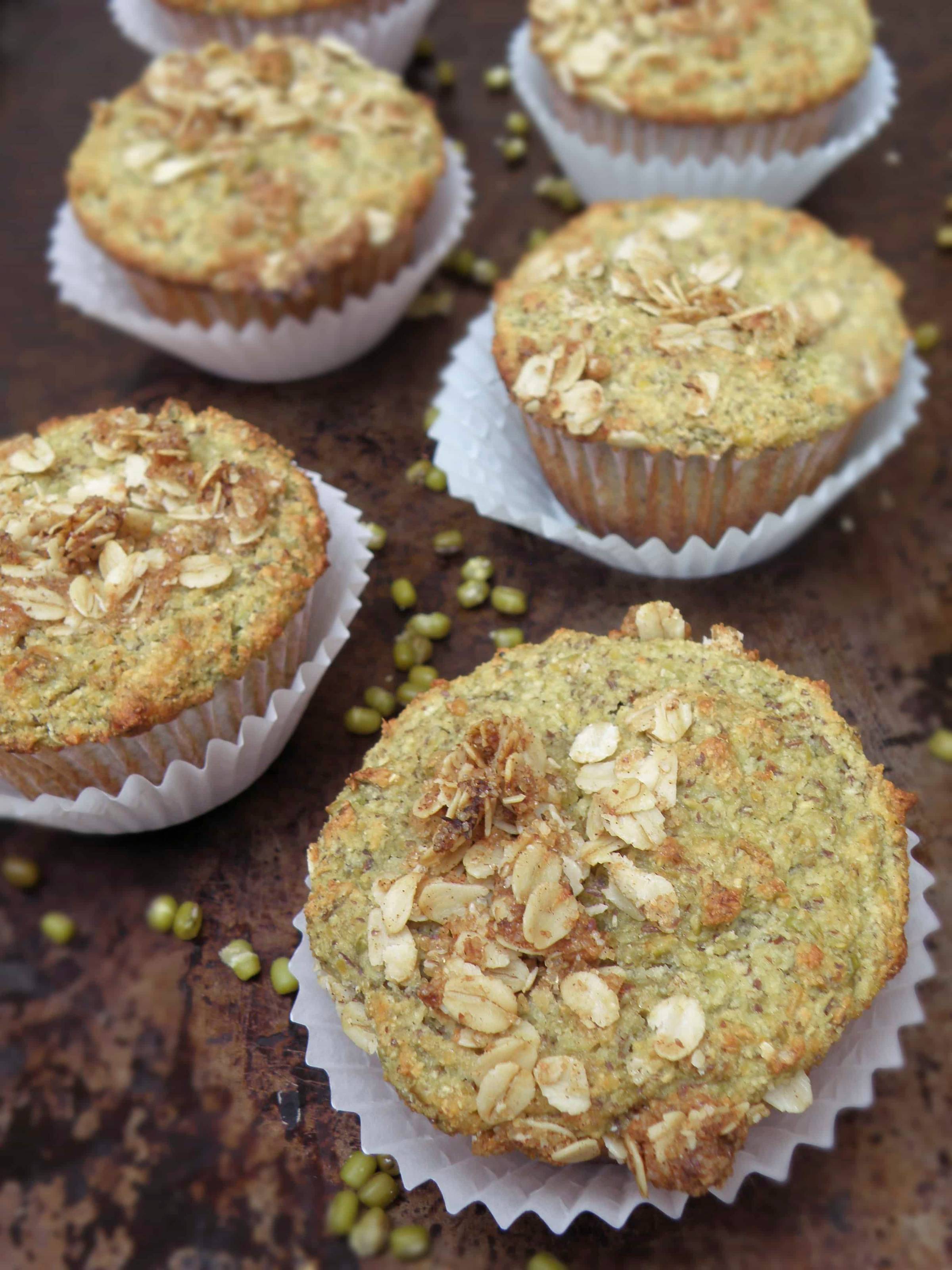 Brown sugar moong muffins