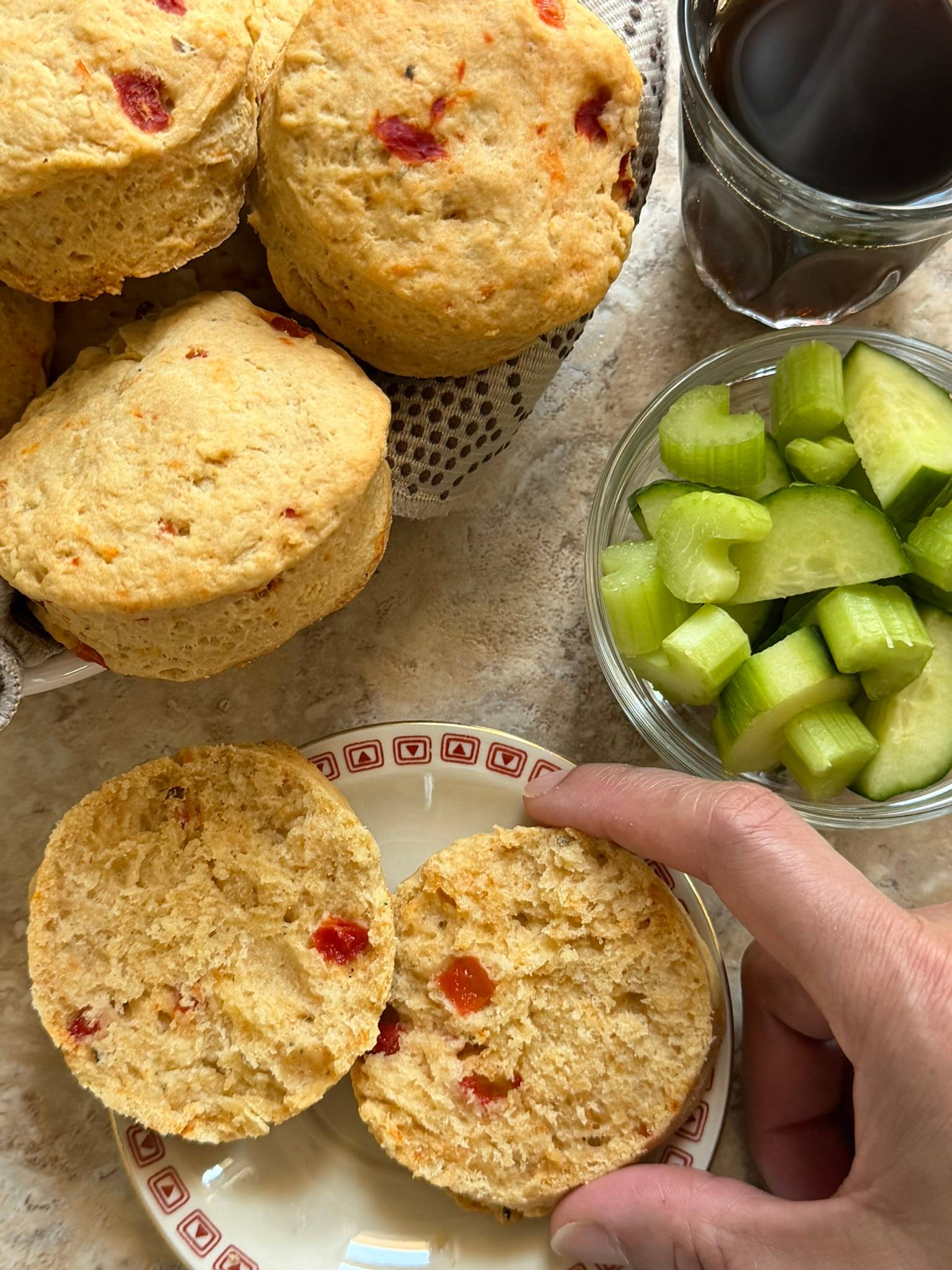 Easy Hummus Biscuits Recipe