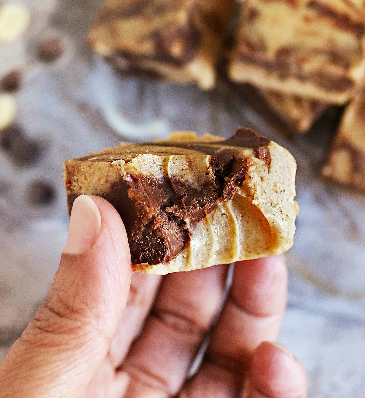 Dairy-Free Peanut Butter Chocolate Fudge (Easy, Creamy & No Bake)