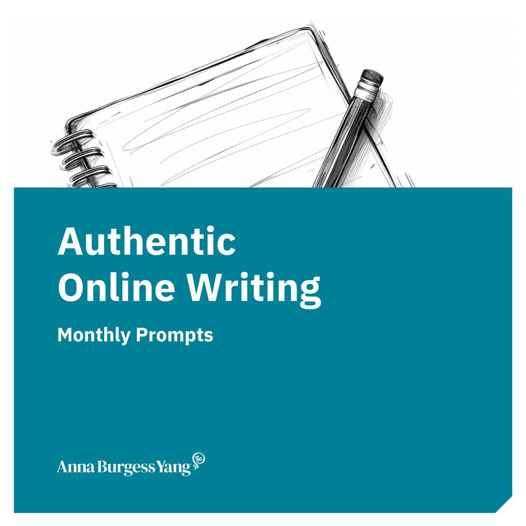 Authentic online writing monthly prompts