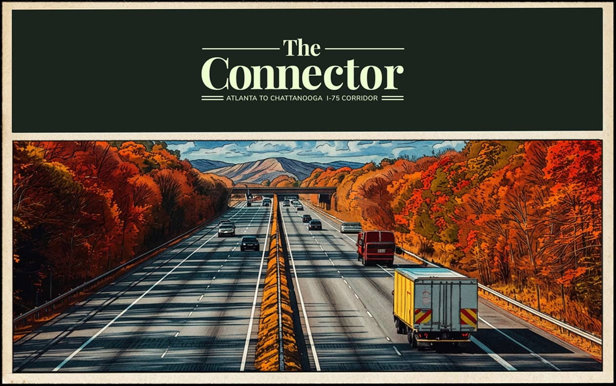 The Connector — I-75 Corridor Intelligence — Atlanta to Chattanooga