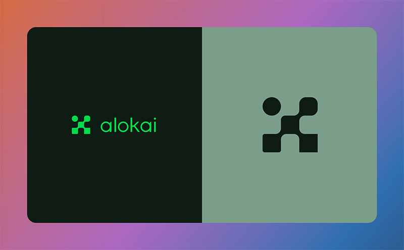 Alokai logo and branding