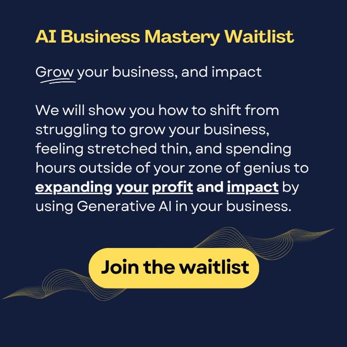 Join AI for business waitlist