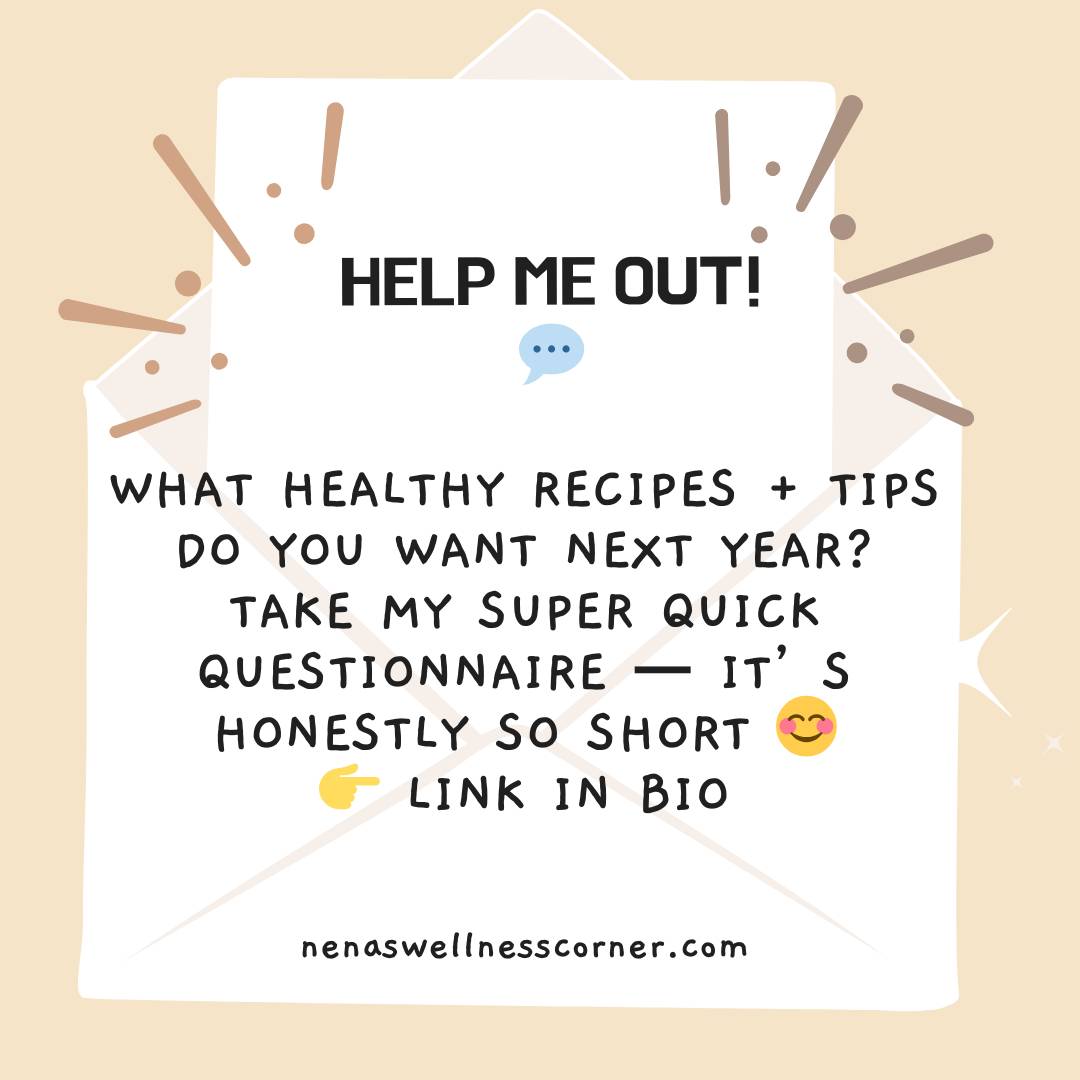 Can I ask you something? Your input will shape my 2026 content