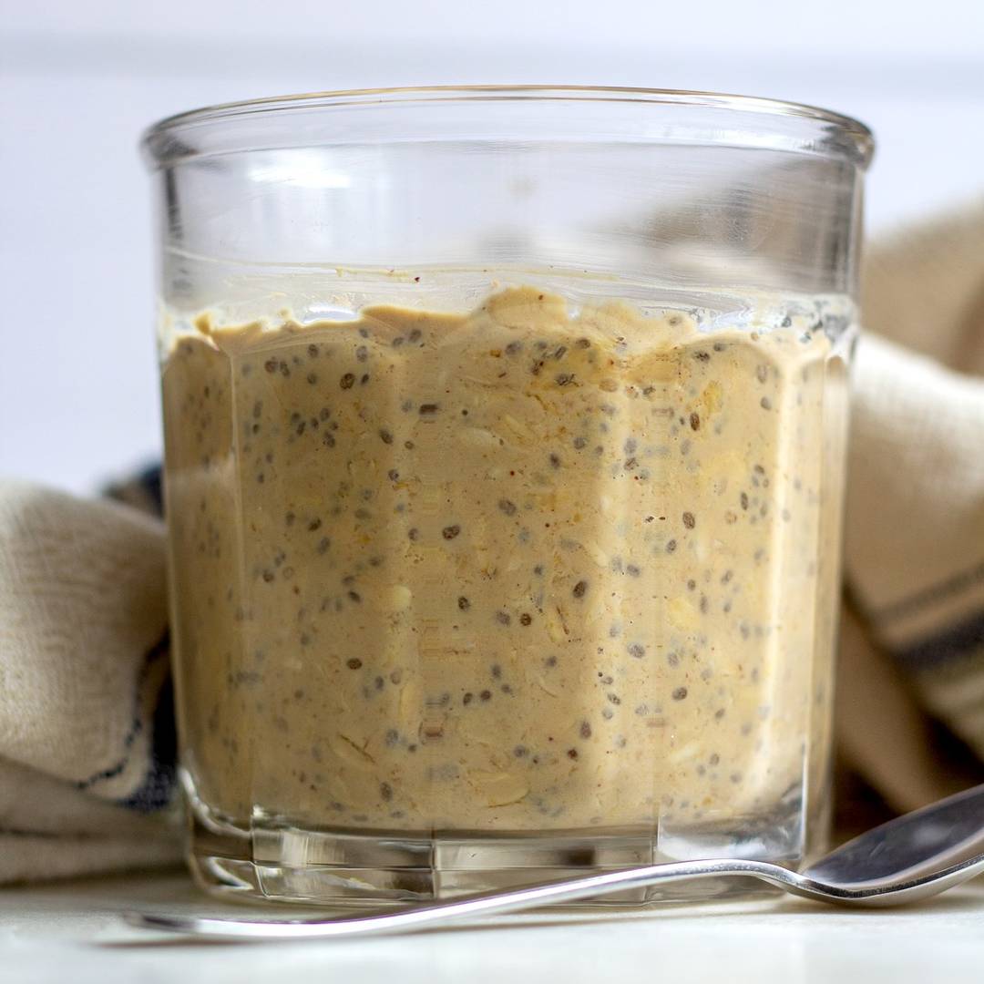 Chia Overnight Oats in a Jar