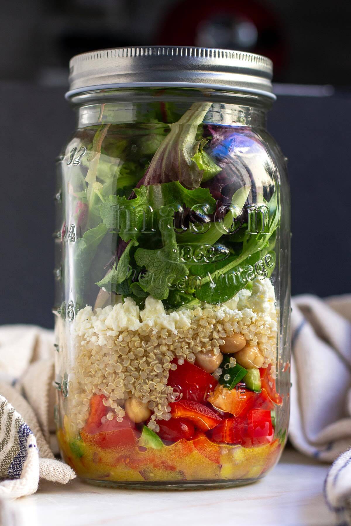 Mason Jar Salad Meal Prep