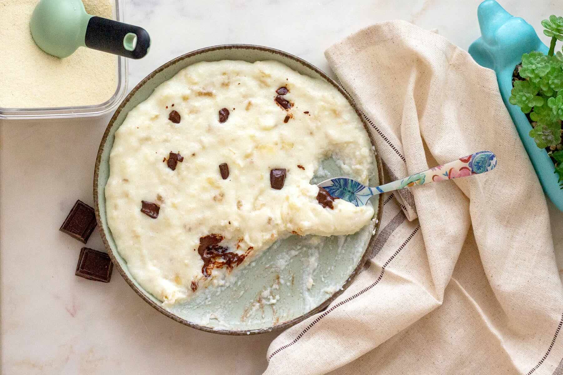 Griz sa Mlekom Recipe, Balkan Semolina with Milk (No Sugar Option)