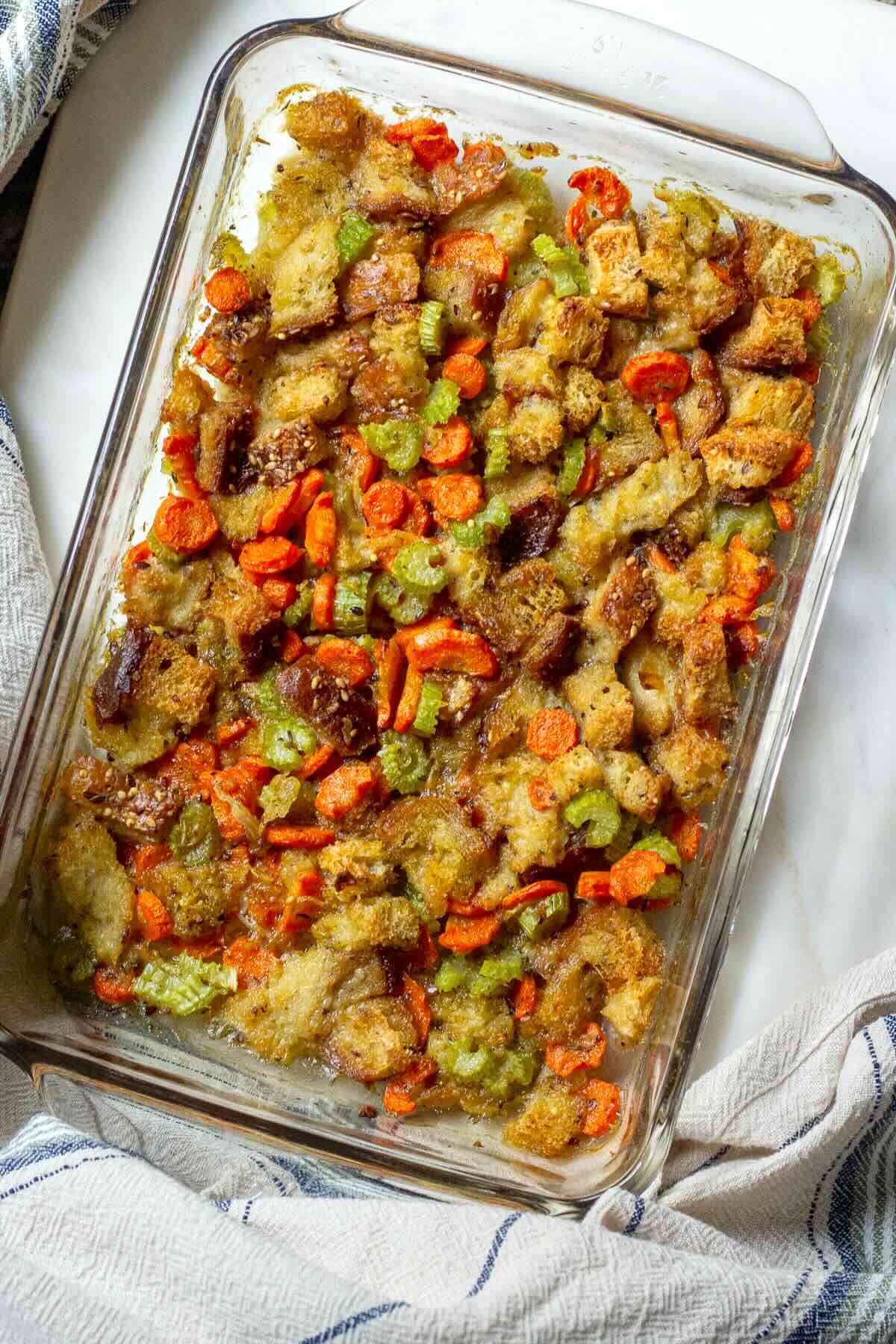 Best Homemade Vegetable Stuffing Casserole