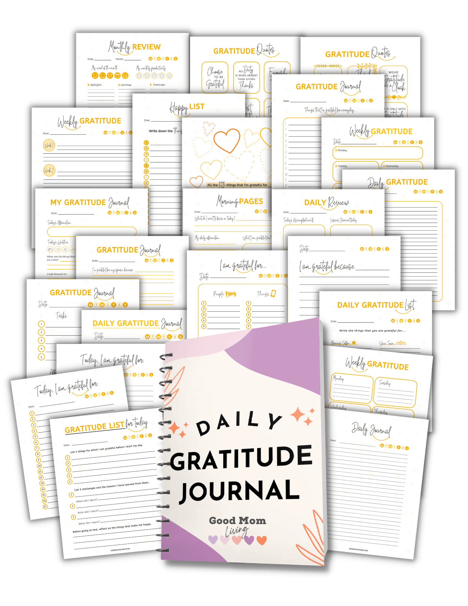 Daily Gratitude Journal: Improve your Health & Well-Being!