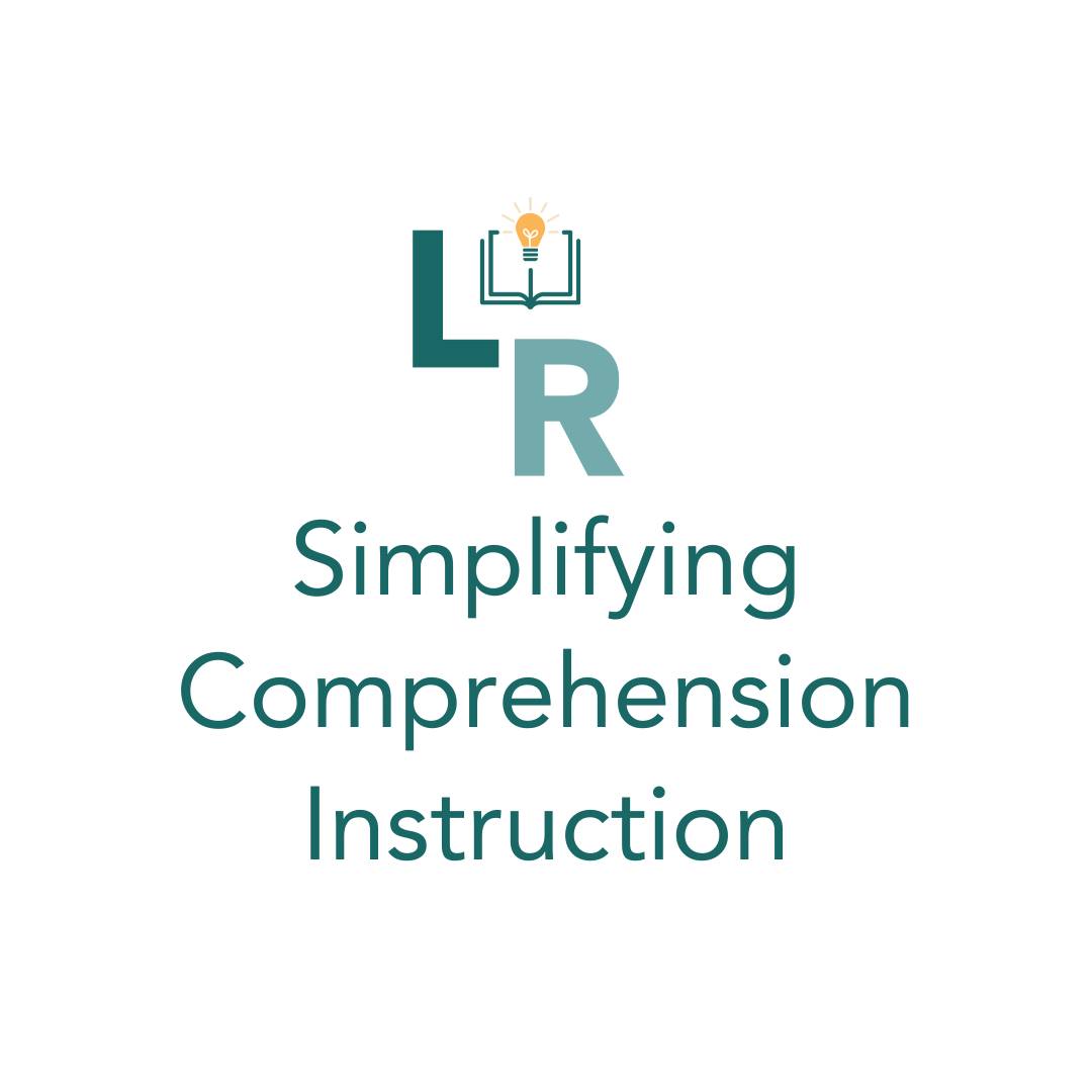 Newsletter cover: simplifying comprehension instruction