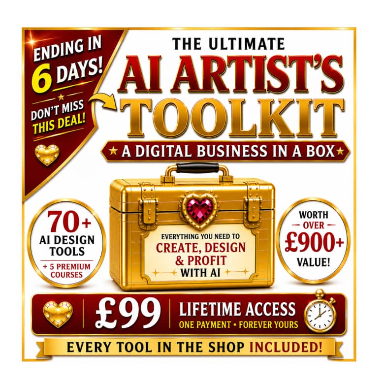 Ultimate AI Artist Toolkit | 70+ Specialist AI Design Tools for Clipart, Journals, Wall Art, Planners, Stickers & Printables