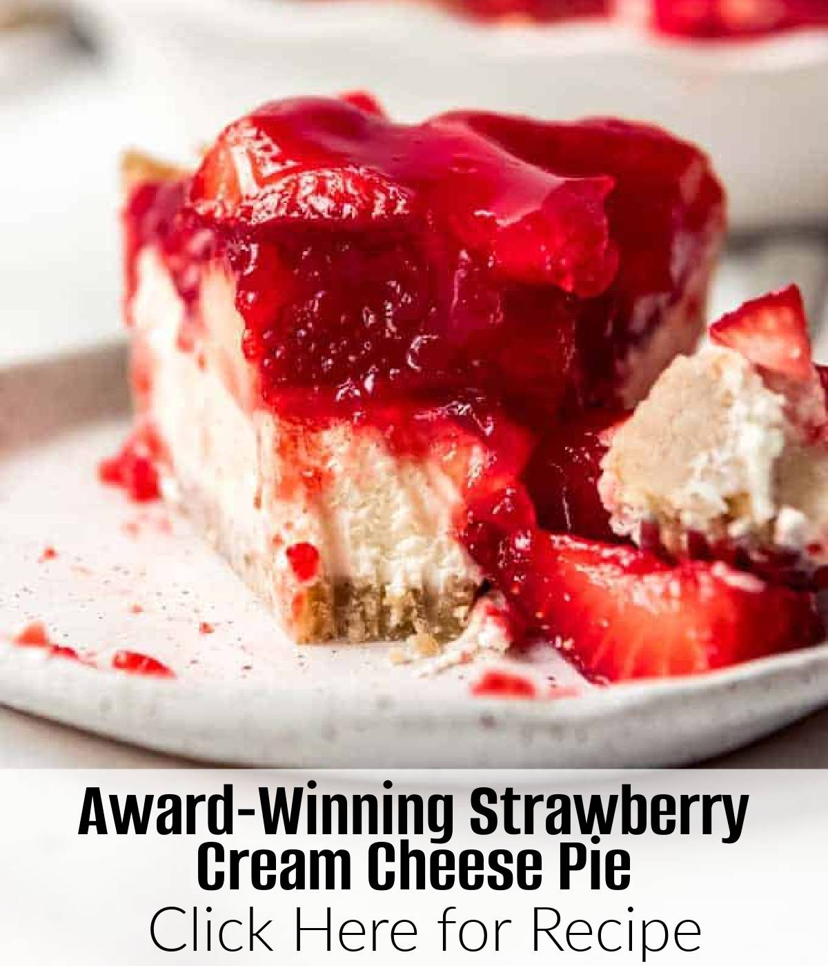 An image of Award-Winning Strawberry Cream Cheese Pie