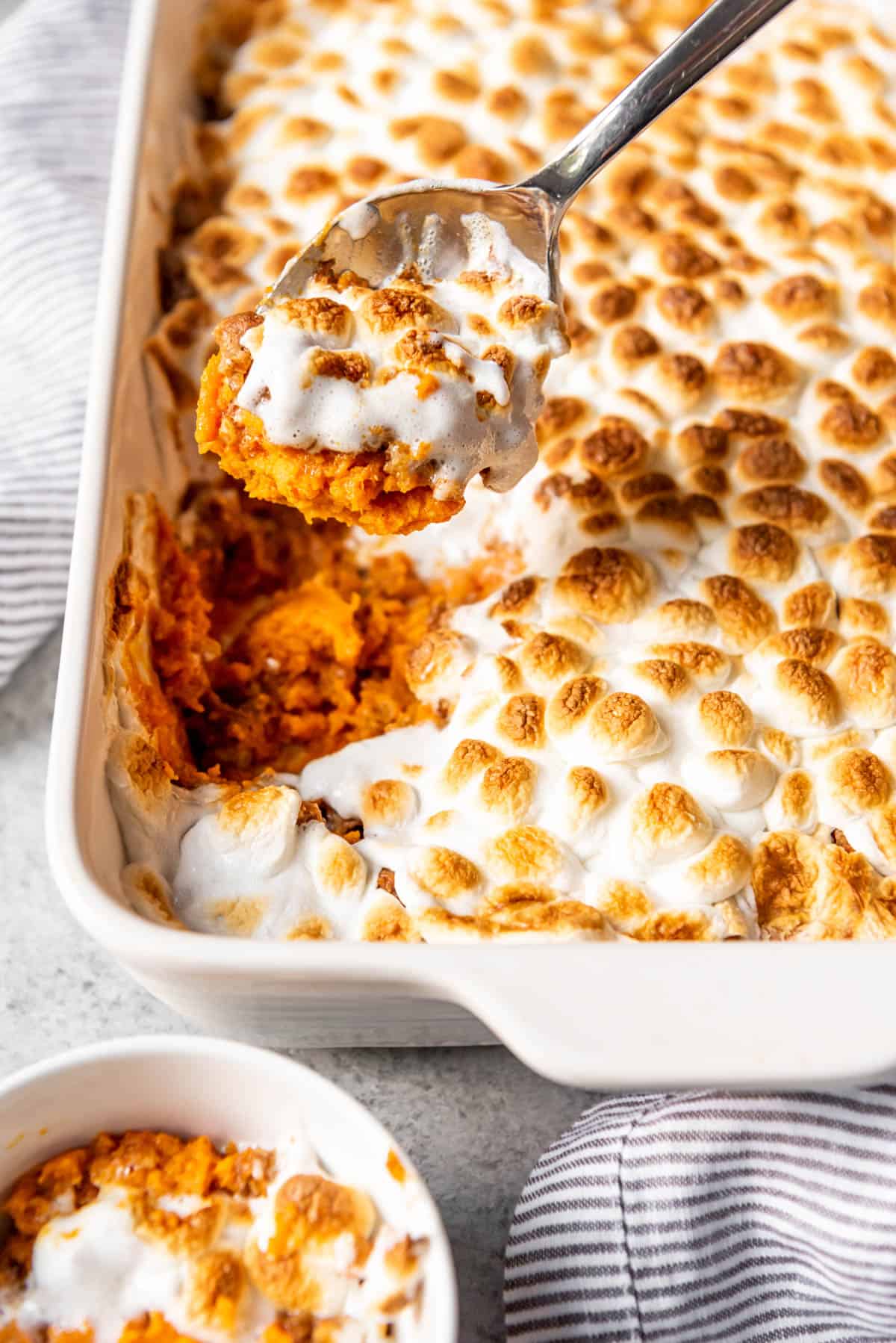 An image of Sweet Potato Casserole with Marshmallows