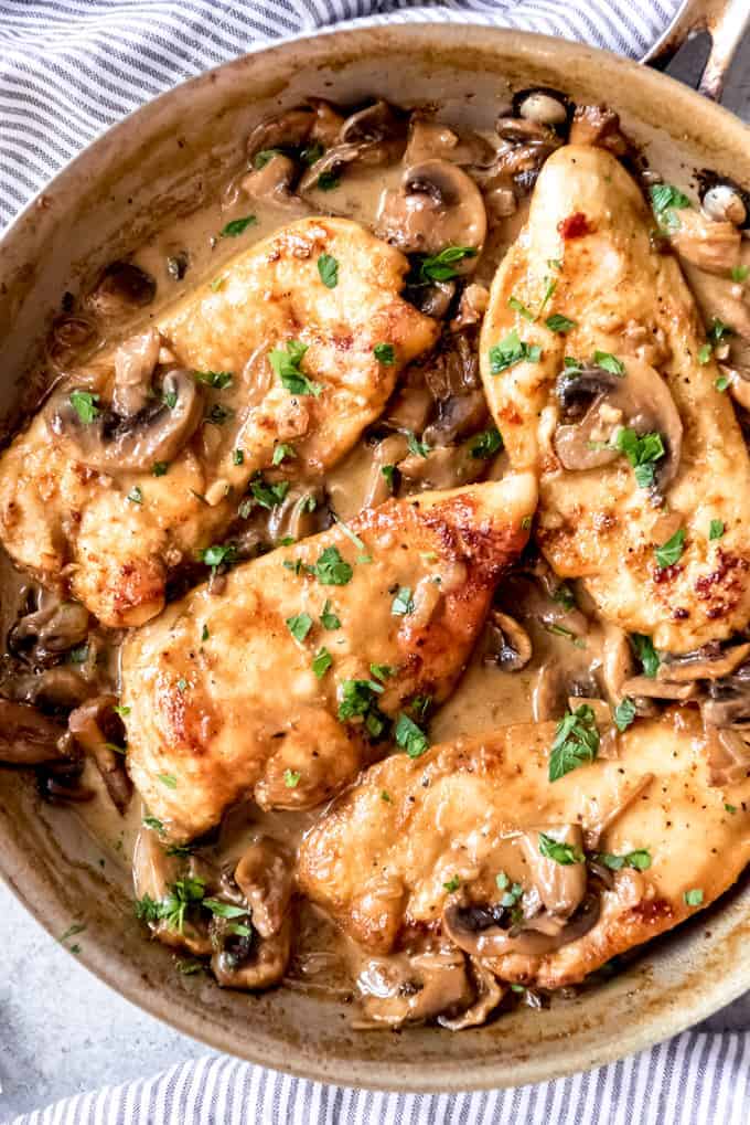 An image of Easy Creamy Chicken Marsala