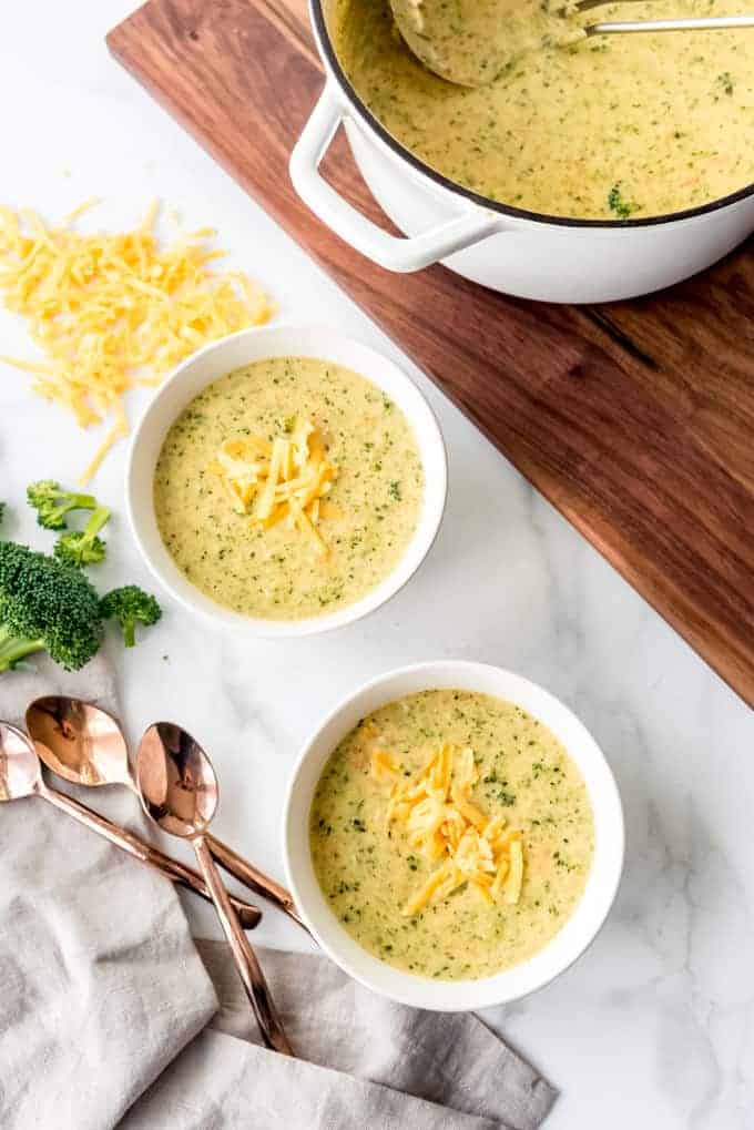 Better-Than-Panera Broccoli Cheese Soup