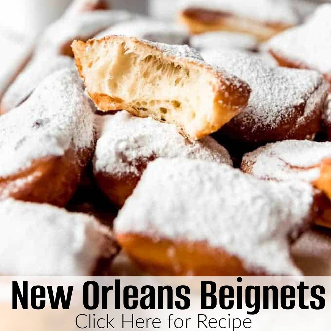 An image of New Orleans Beignets on a plate.