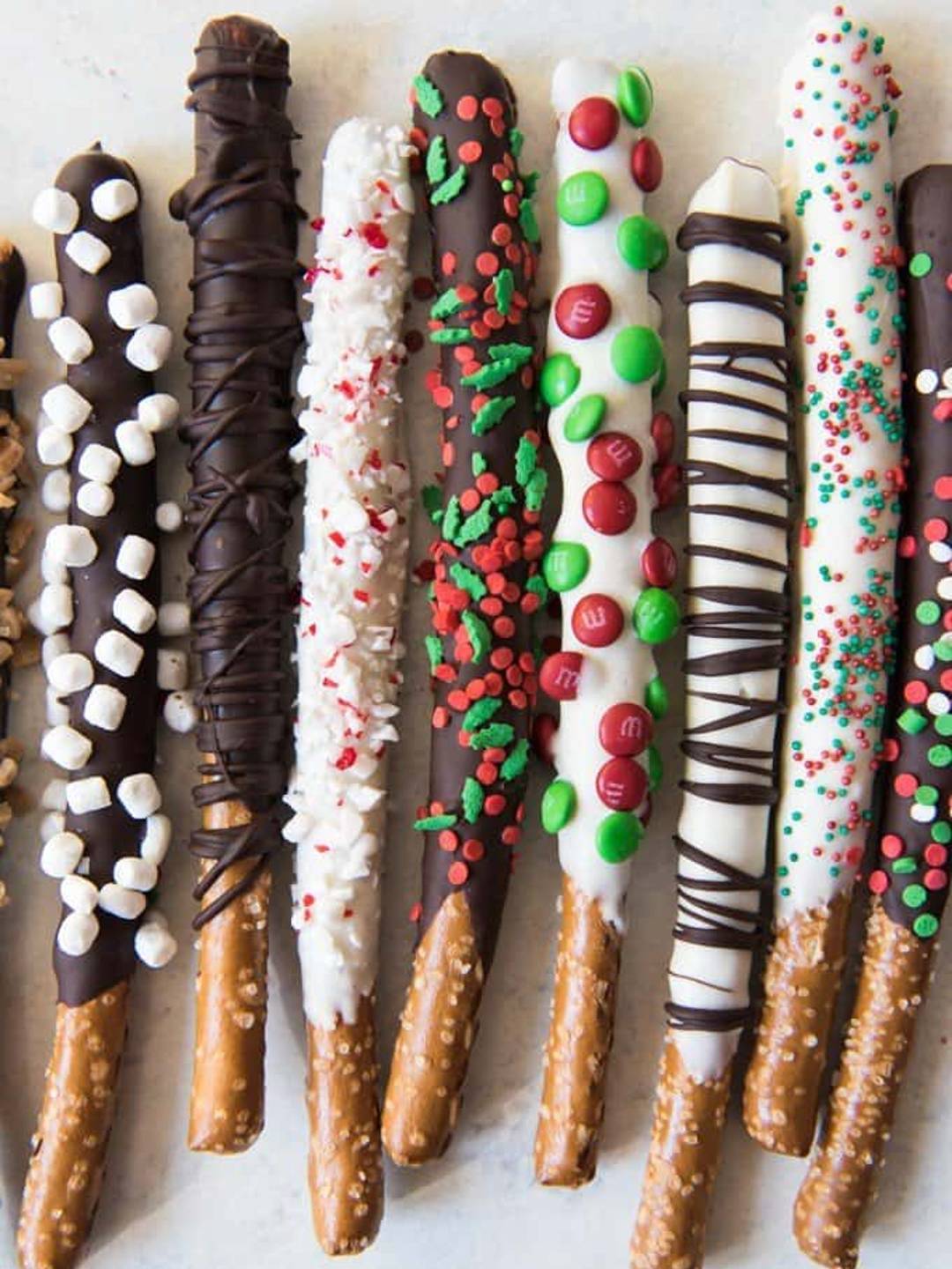 Chocolate Covered Pretzel Rods