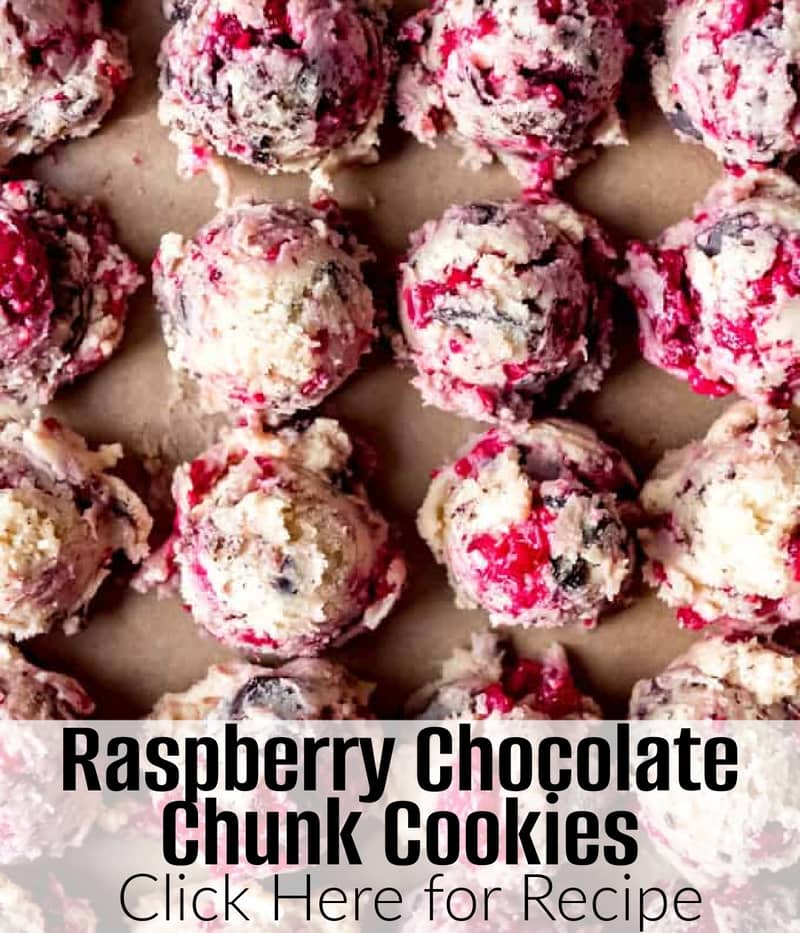 An image of Raspberry Chocolate Chunk Cookies