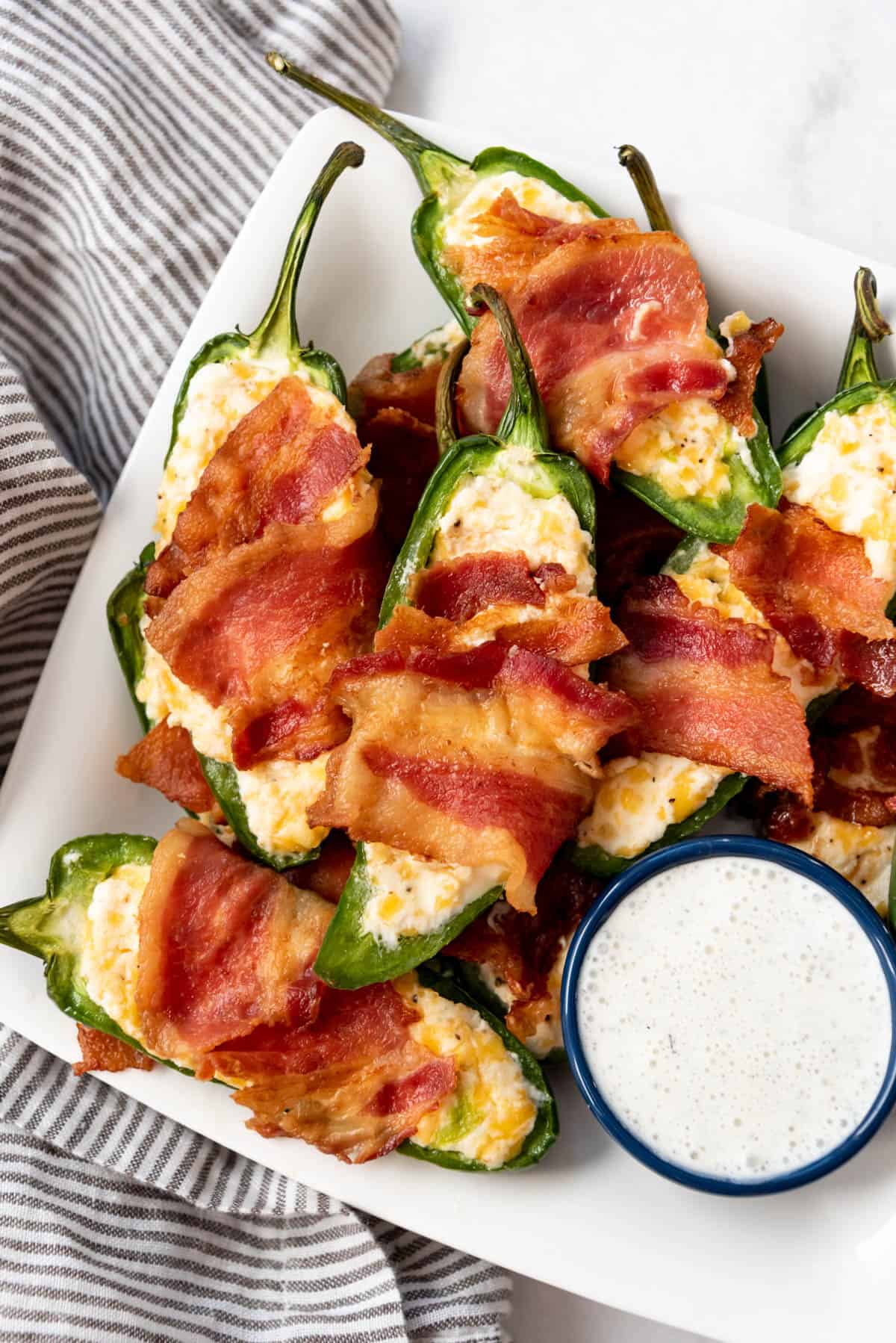 Bacon-Wrapped Jalapeno Poppers