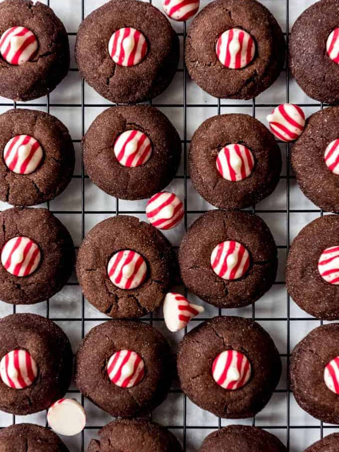 Chocolate Peppermint Blossoms