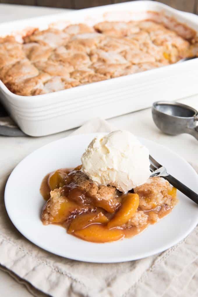 Fresh Peach Cobbler