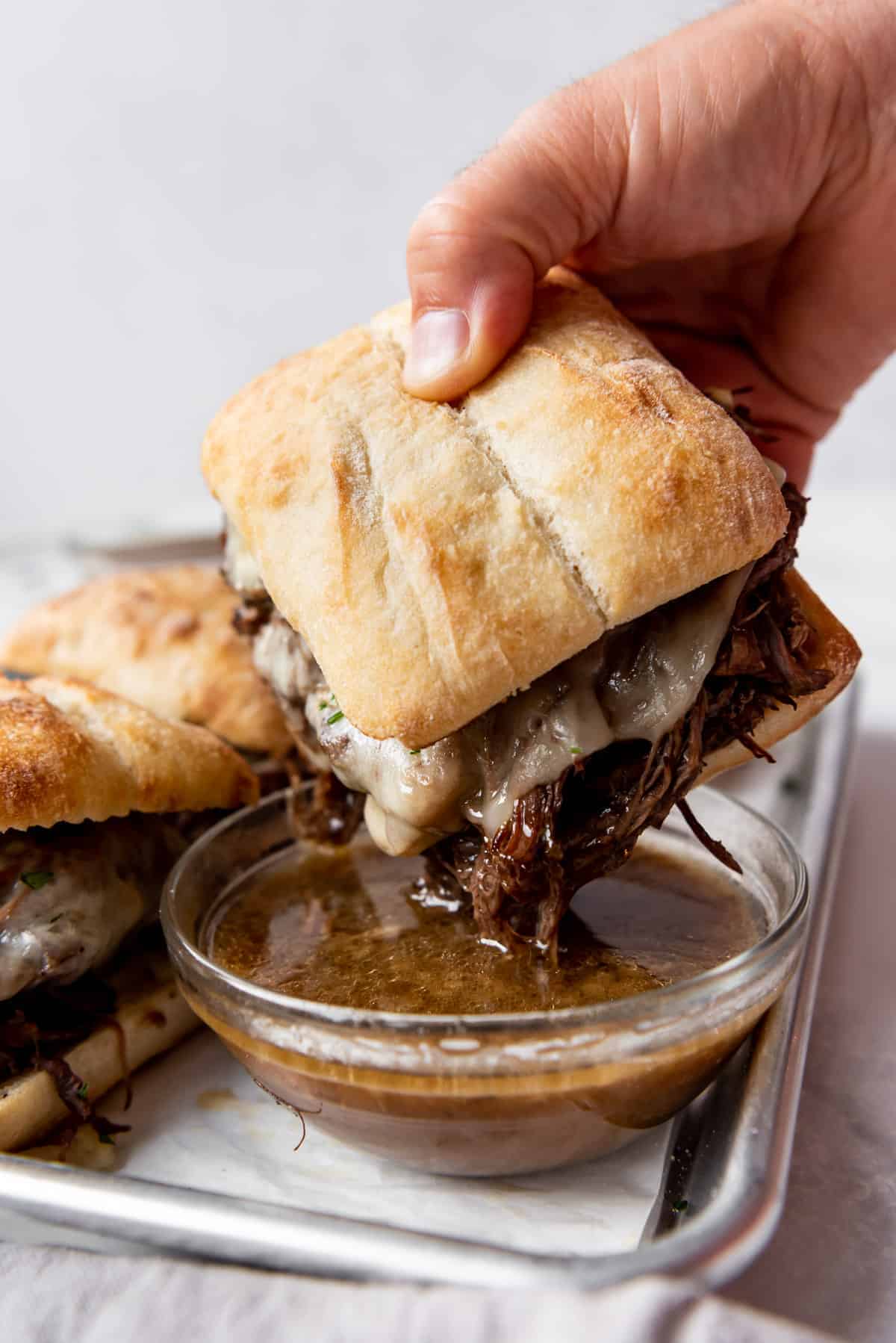 An image of Slow Cooker French Dip Sandwiches