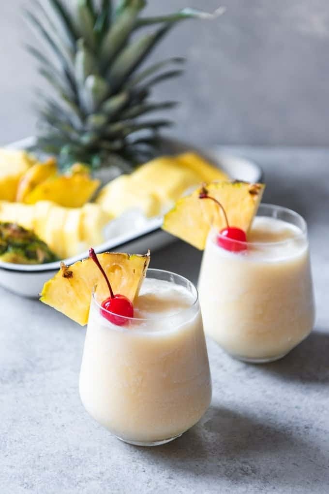 An Image of Virgin Piña Coladas (Non-Alcoholic)