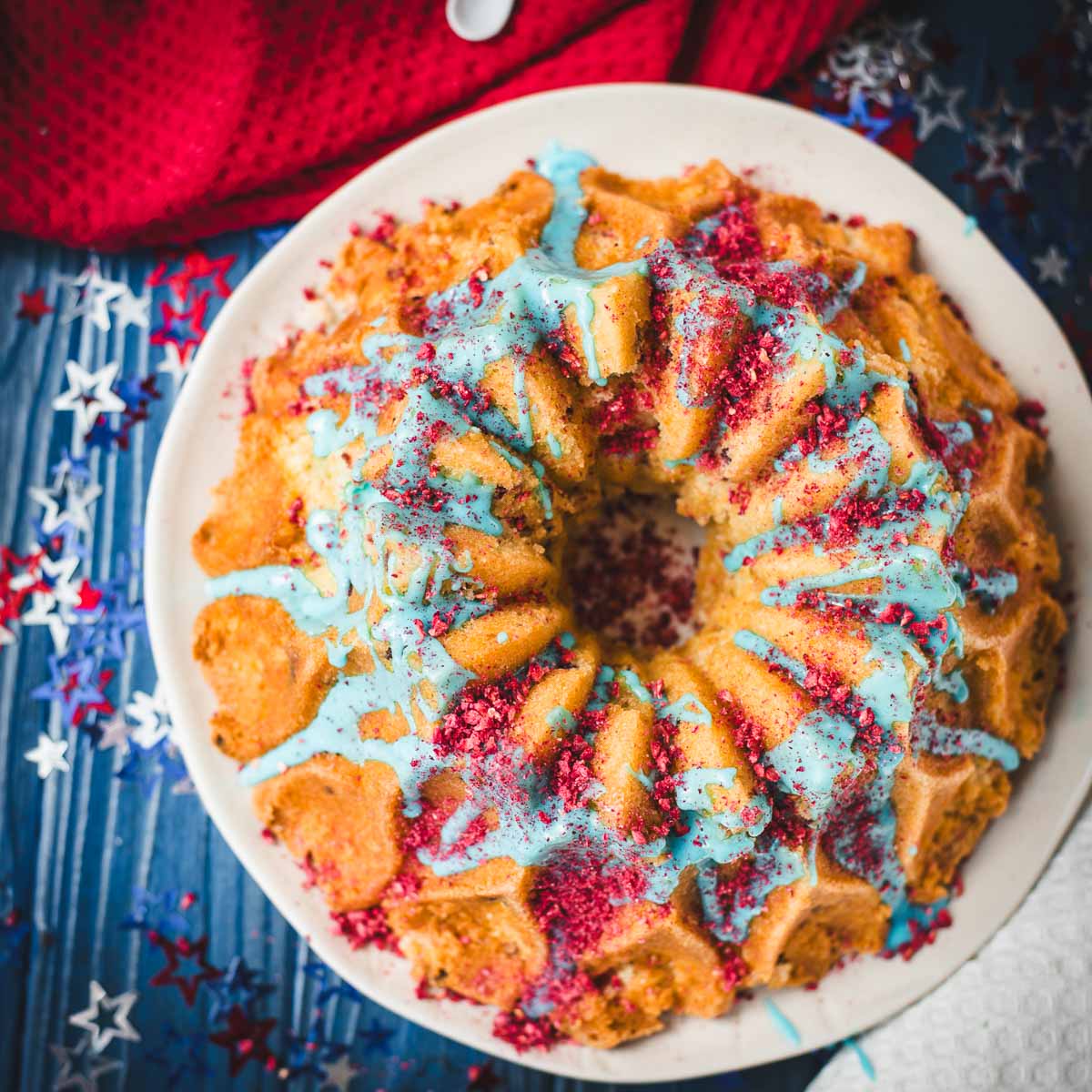 Firecracker Bundt Cake