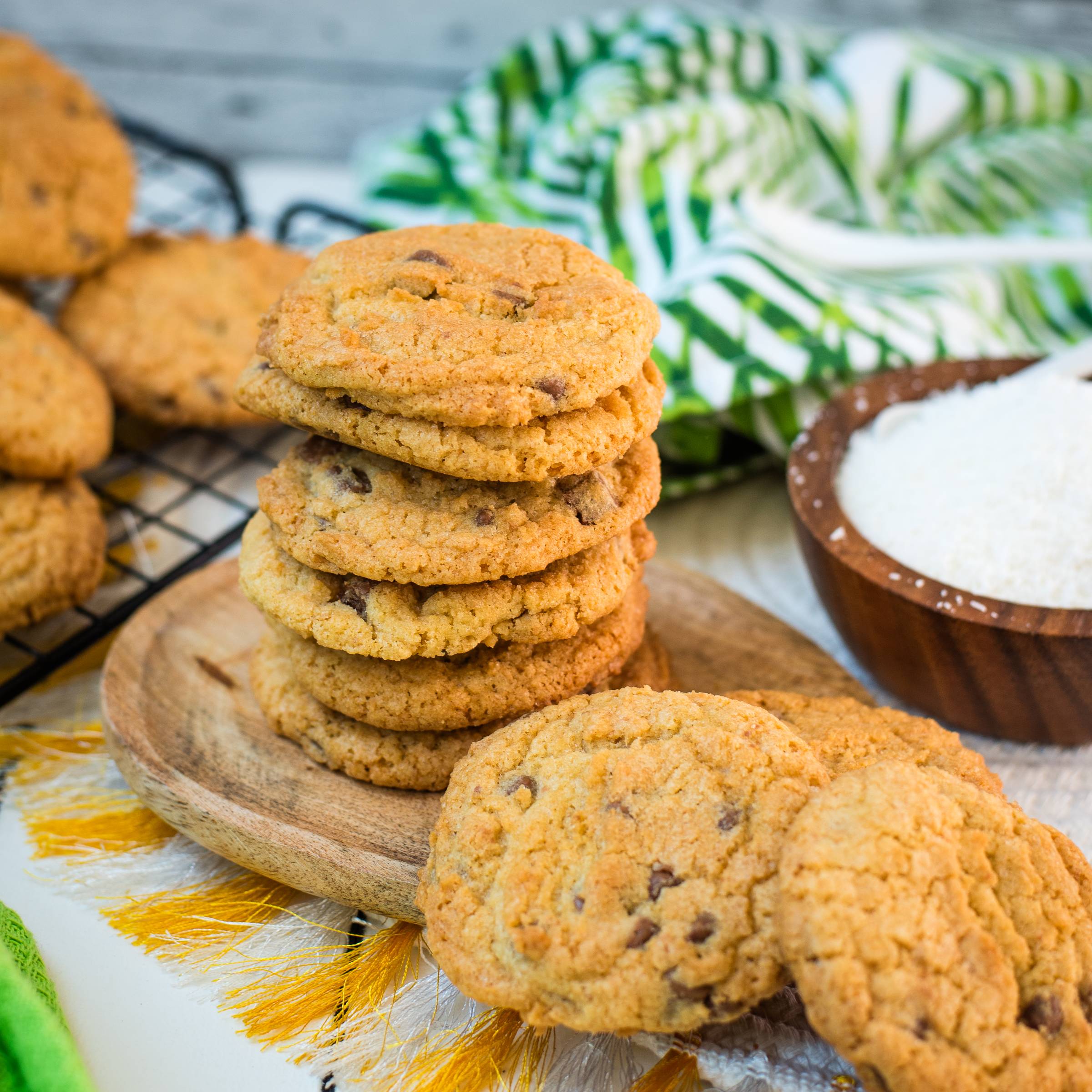 Coconut Chocolate Chip Cookies