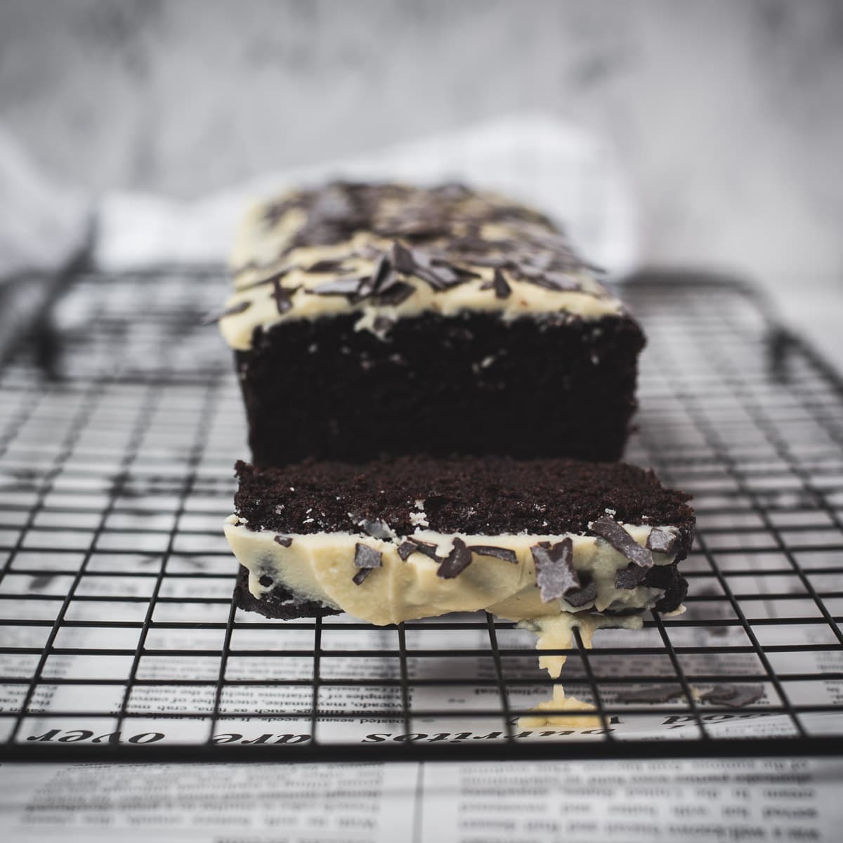 chocolate buttermilk loaf cake
