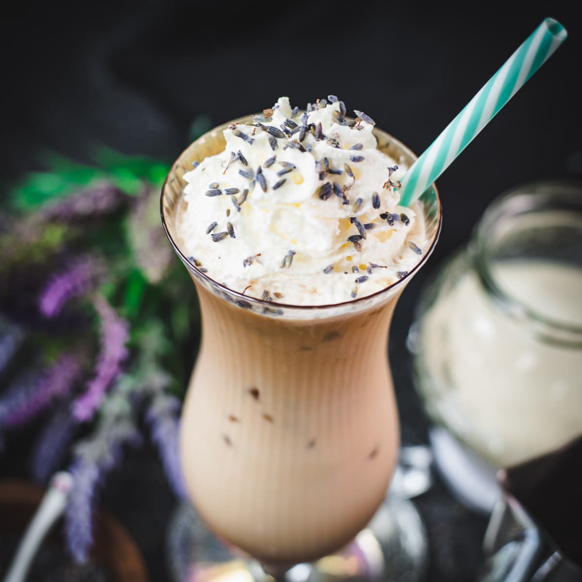 Lavender Iced Latte