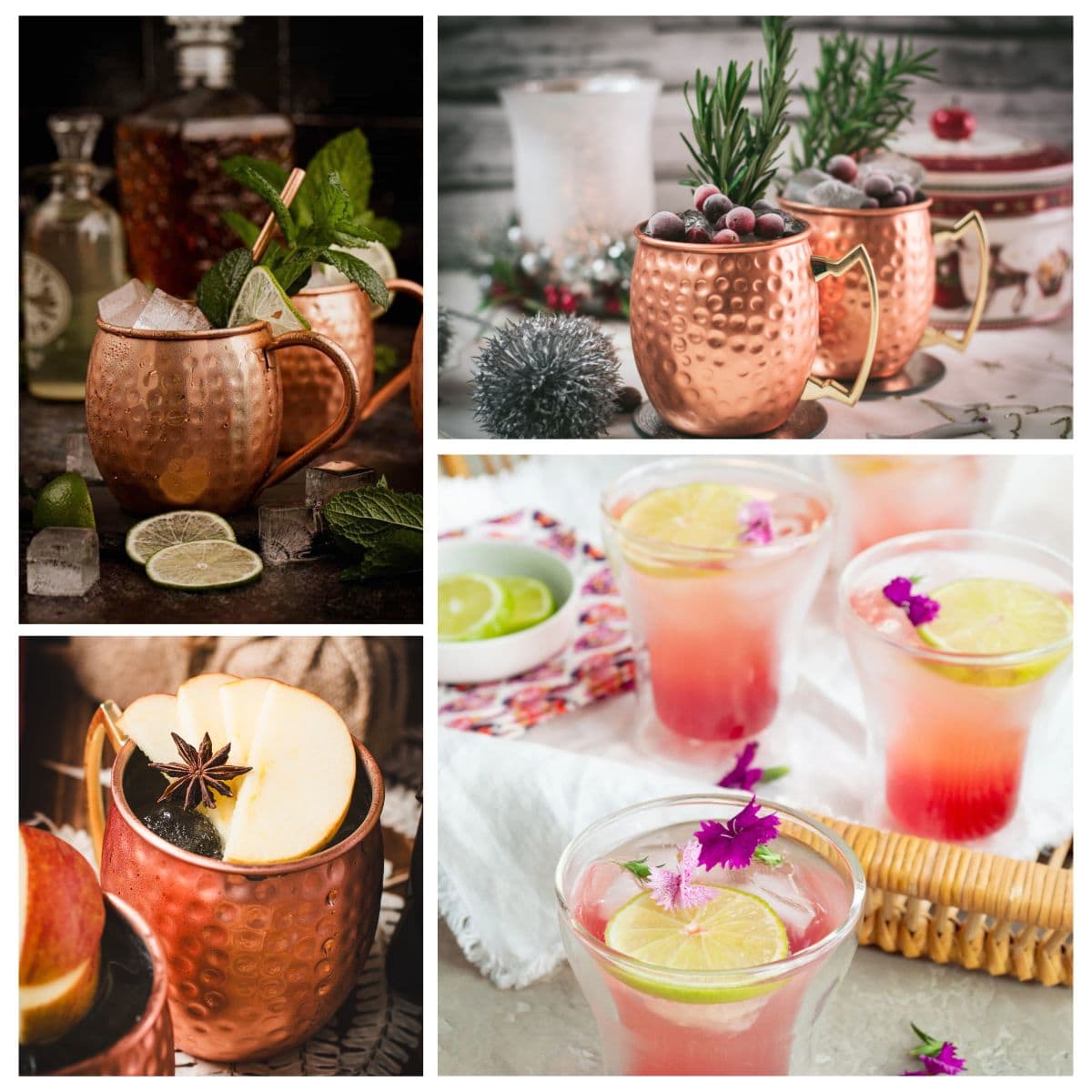 Moscow mule collage